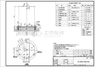 某公司設(shè)計(jì)水處理通用設(shè)備安裝圖紙